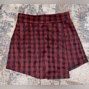 Plaid skort size small